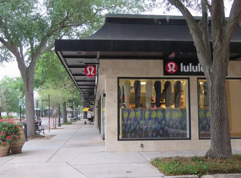 Lululemon store.