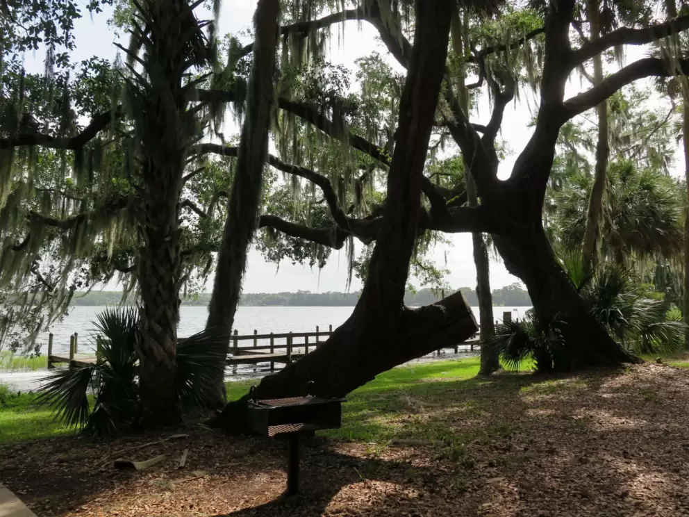 Looking toward the water.