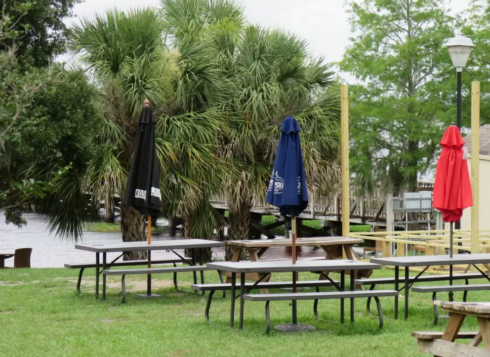 Inviting tables where there is a new restaurant called Salt Shack coming 2023. 