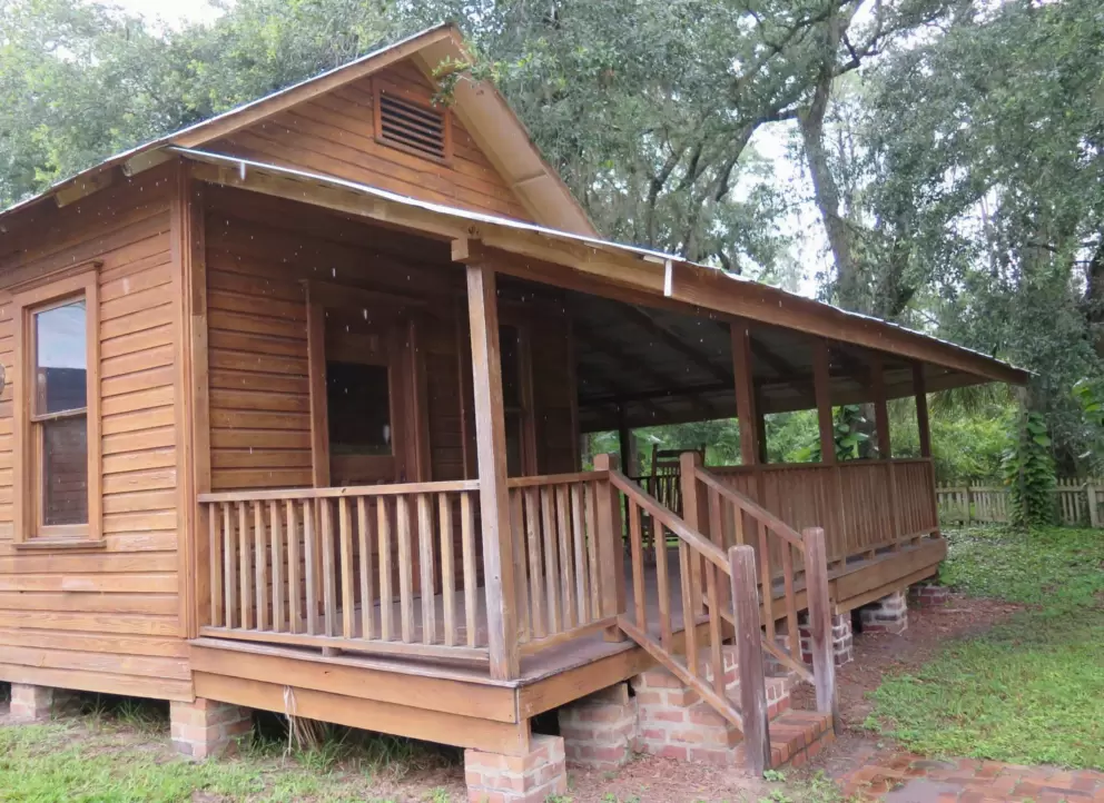 Little cabin in the woods.