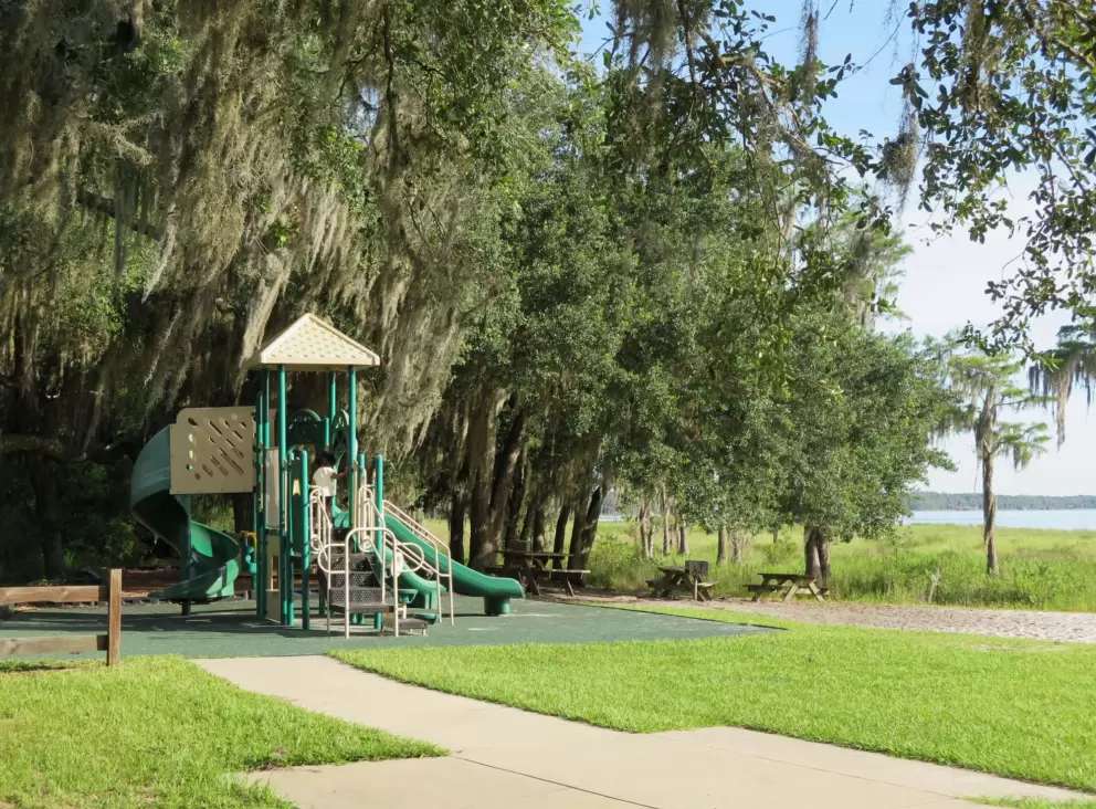 Playground at the small beach.