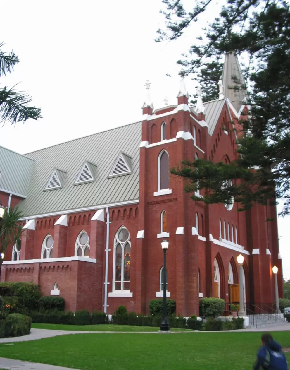 Gothic design of Santa Clara Church.