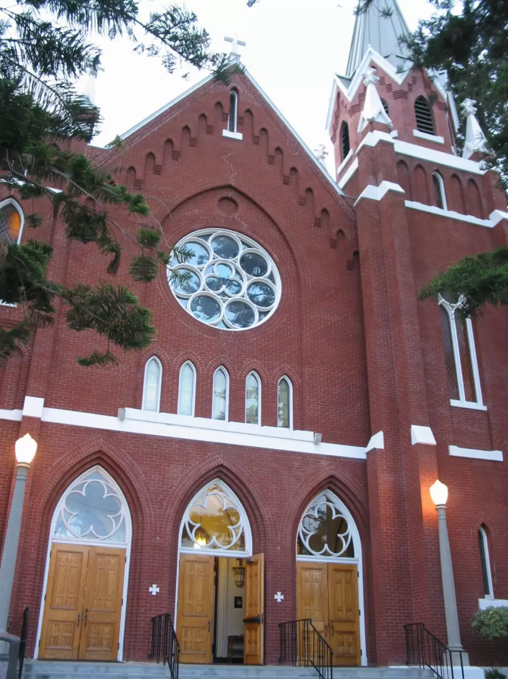 Rose window of Santa Clara Church.