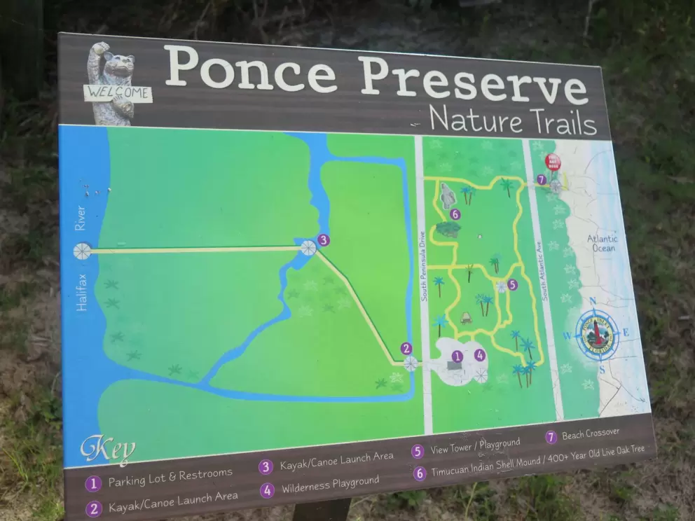 Trails sign.