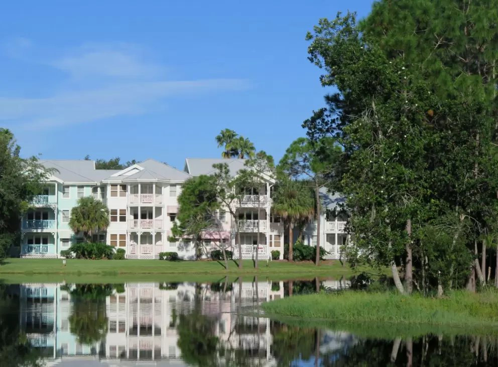 Old Key West Resort is a bit plain-looking.