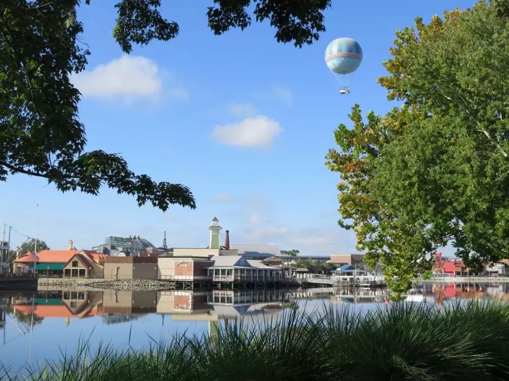 View of Disney Springs.