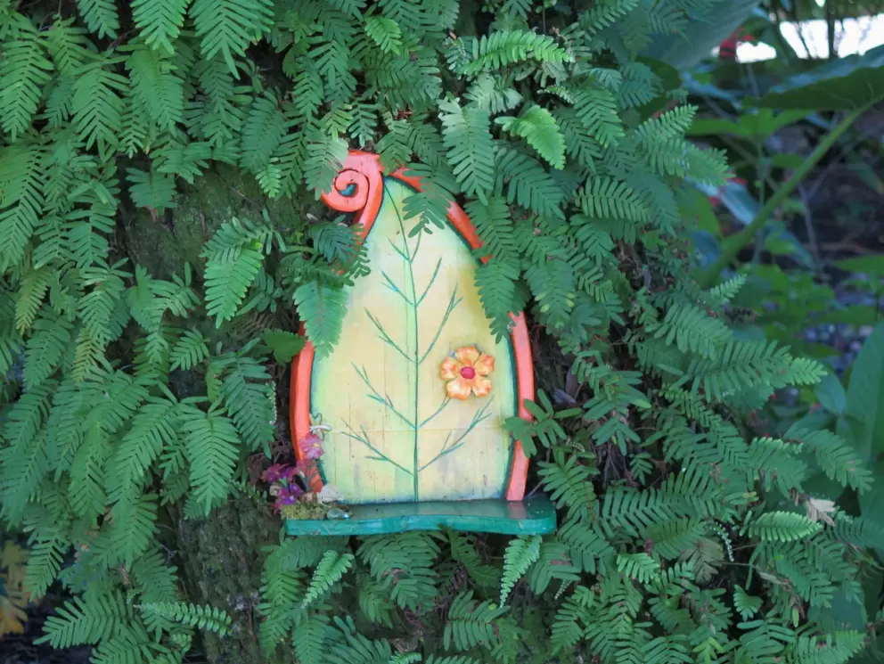 What a sweet fairy door!