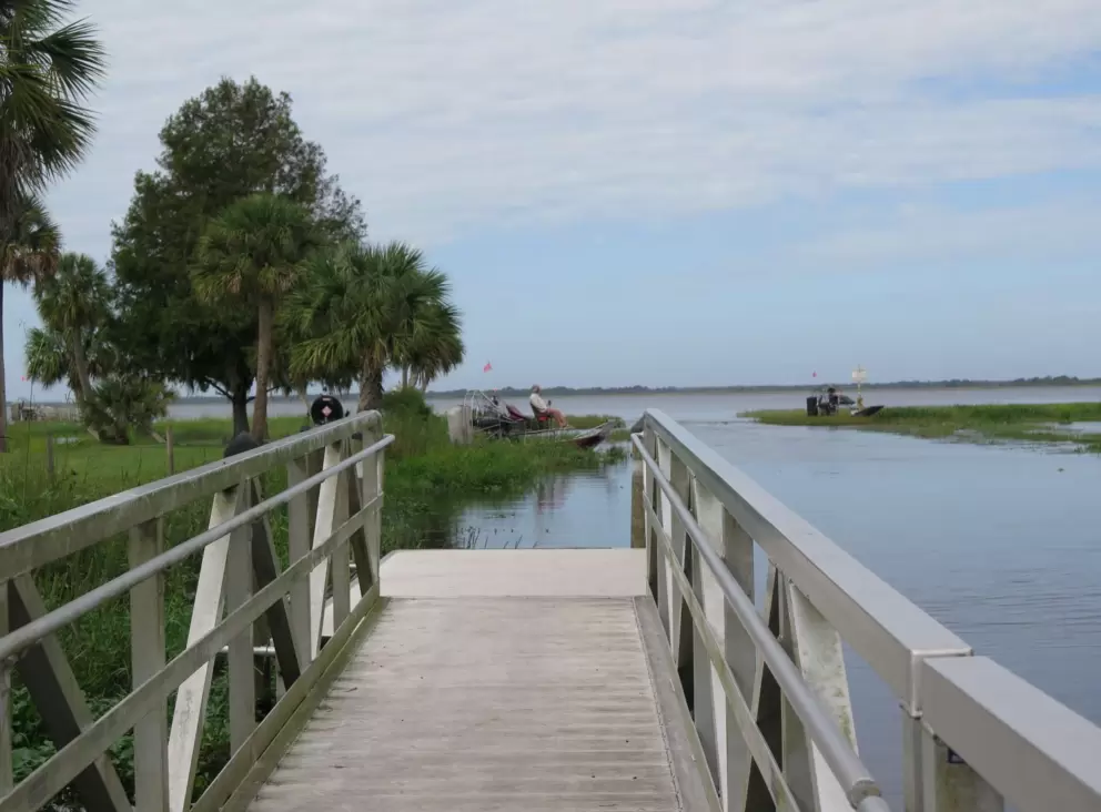 Dock at Cypress Lake.