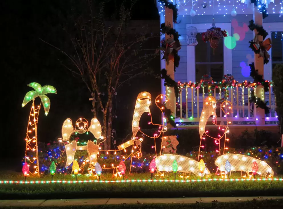 Wise men, at a house on Campus Street.