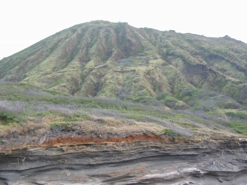 Koko Head, as seen from the scenic lookout.