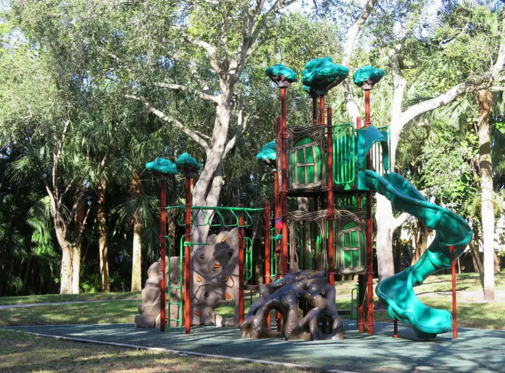 Tall playground at James A. Rutherford Park.