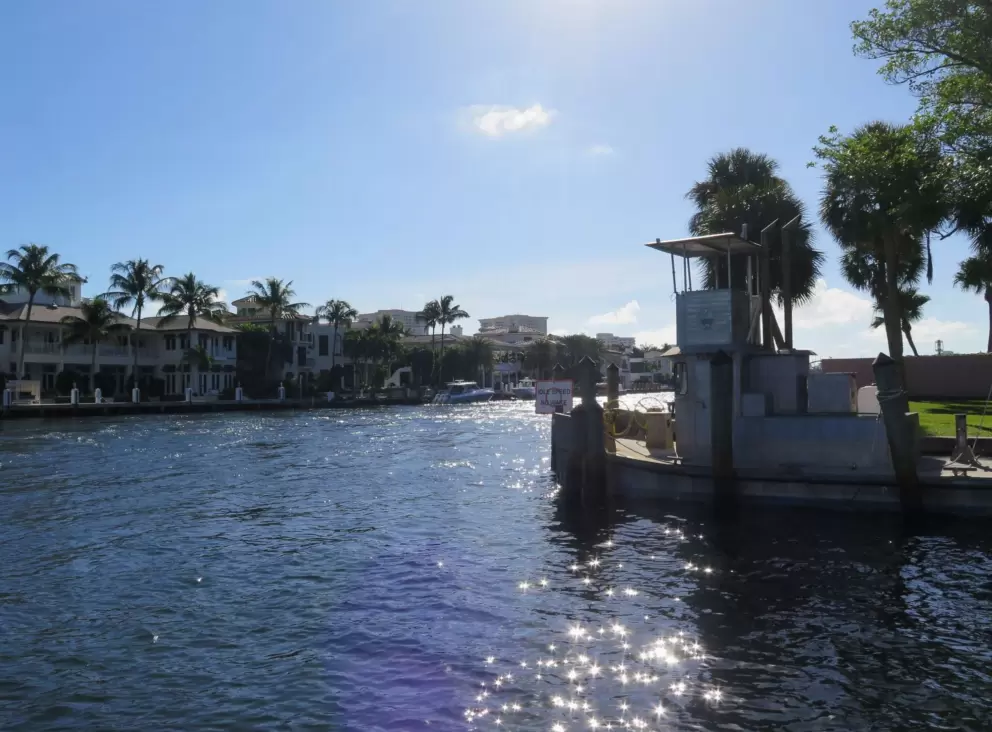 Looking south down the intracoastal.