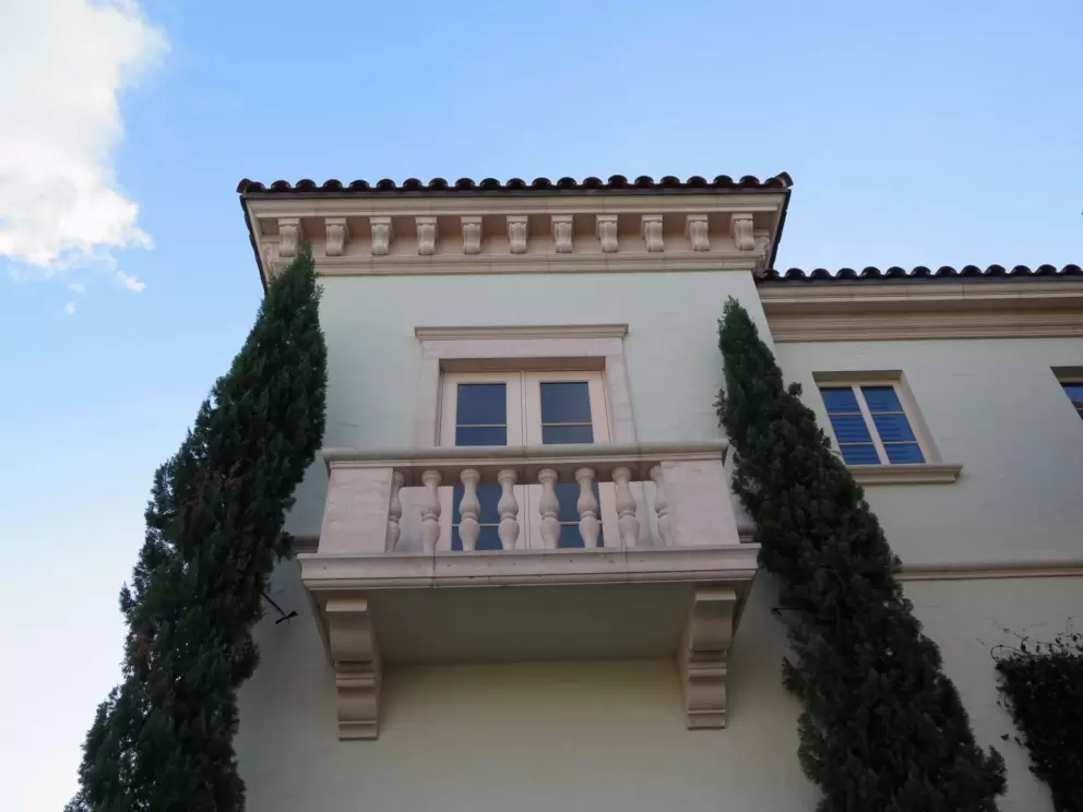 Society of the Four Arts Italian-style building.