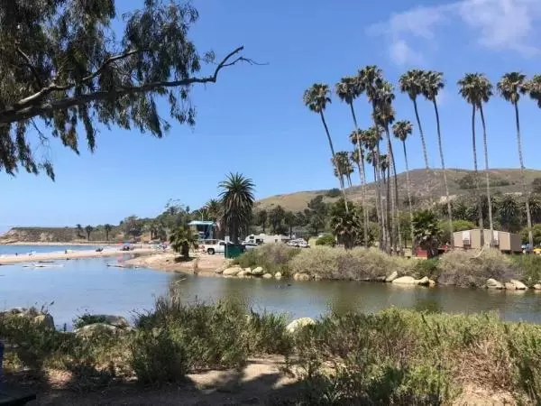 The lagoon at Refugio Beach. Photo by Suemae Lin Willhite. 