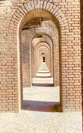 The arches of the fort.