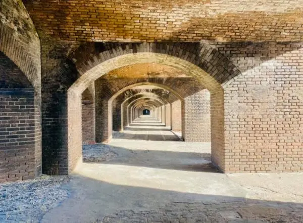 The fort is huge.