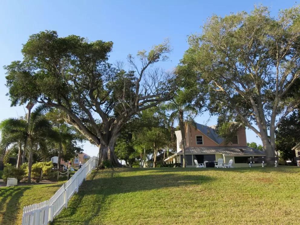 Bed and breakfast with a view of the intracoastal, at the end of Colorado Ave.