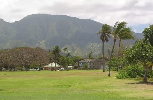Gorgeous high mountains form the backdrop.