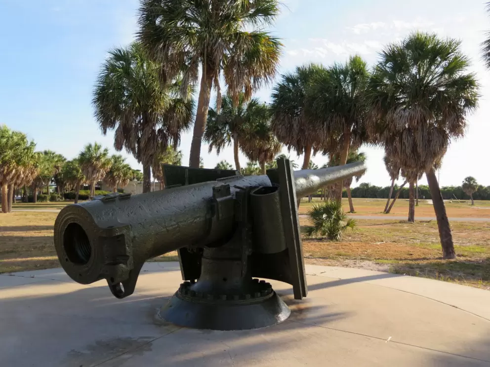 A cannon.