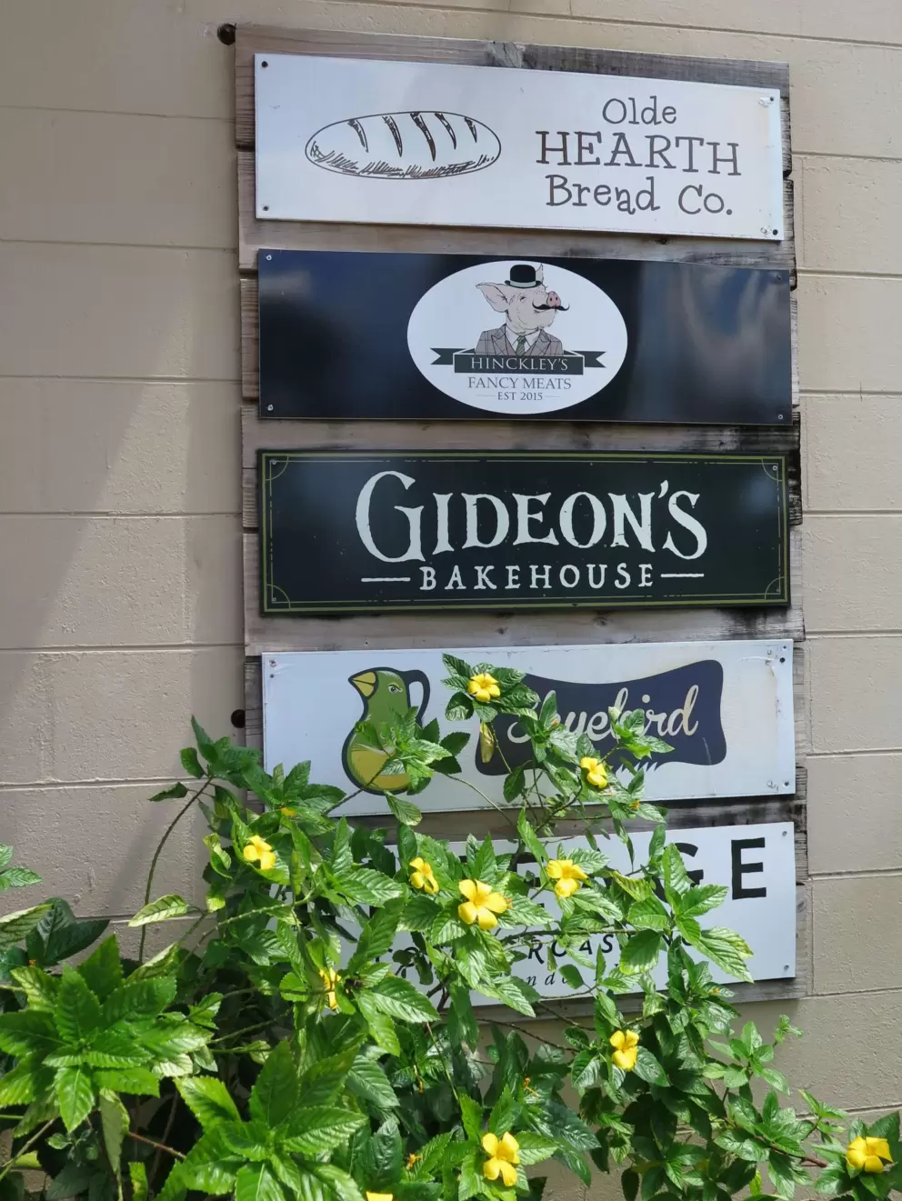 Some of the businesses inside East End Market.