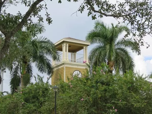 Clocktower at Botanica development.