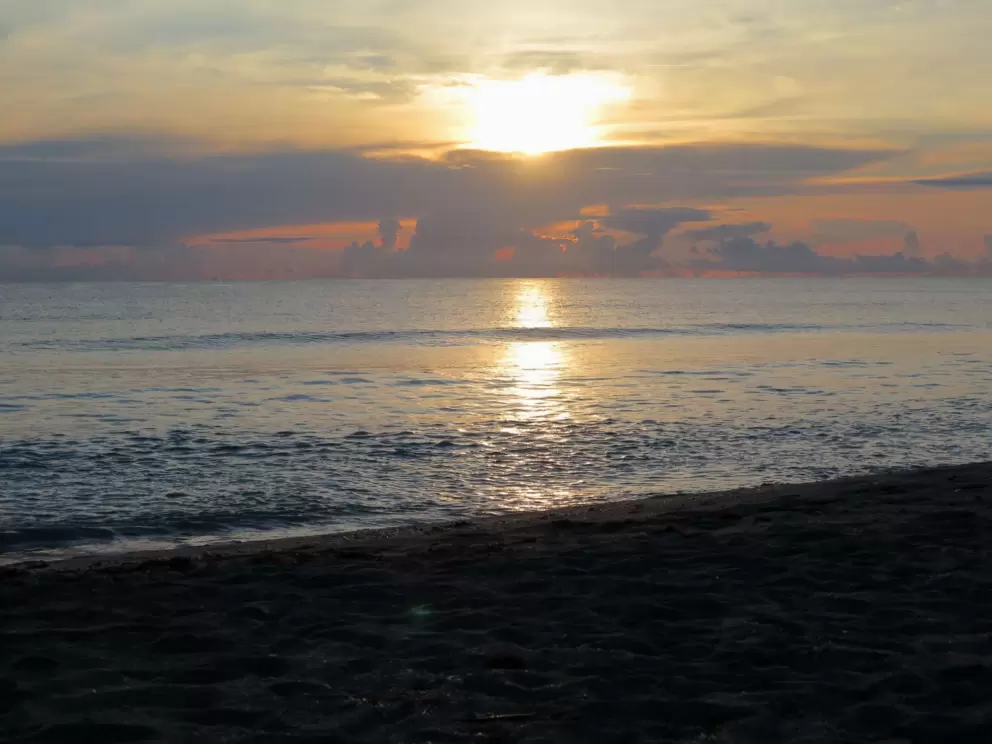 Peaceful sunrise.