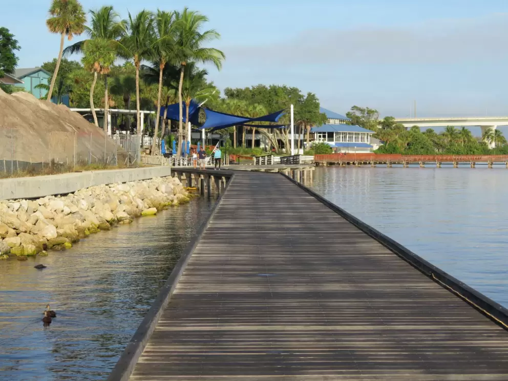 The boardwalk.
