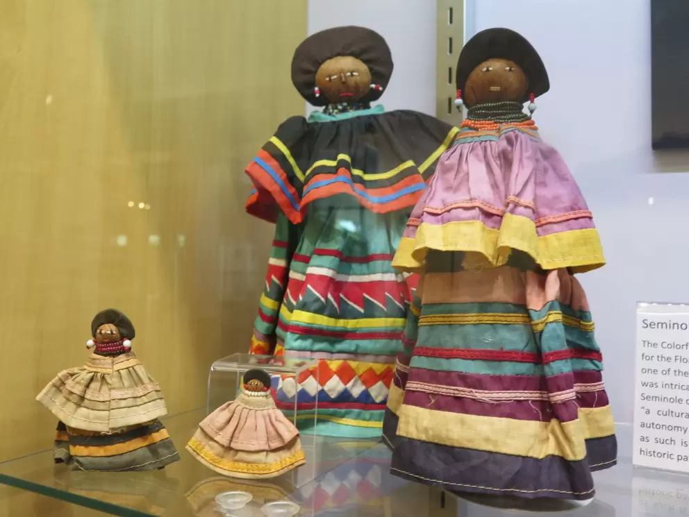 Seminole Indian dolls.