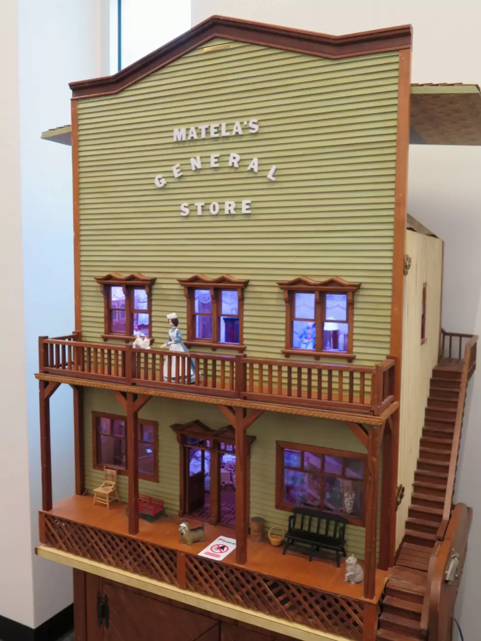 Matela's General Store, a model store.