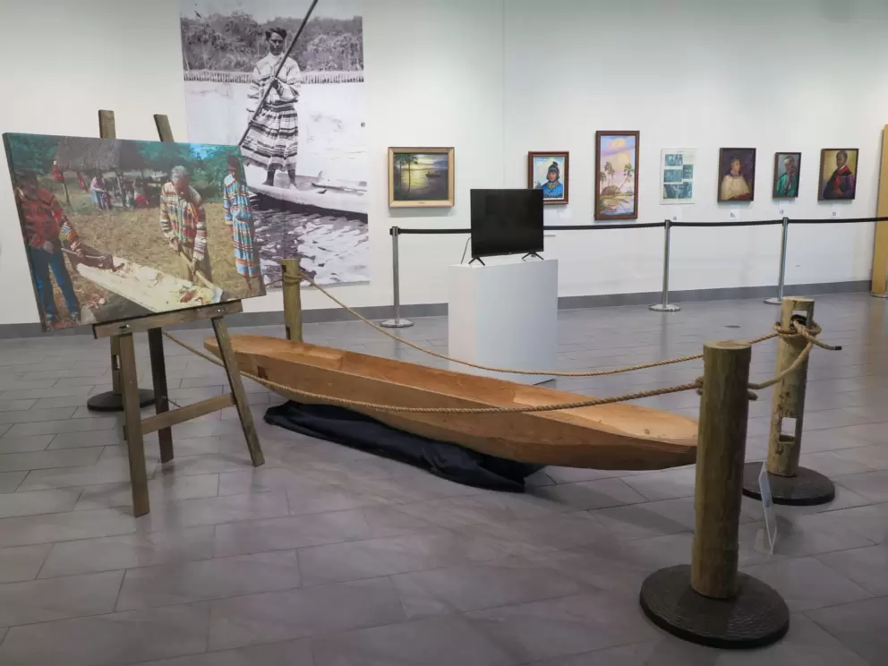 Seminole Indian canoe.