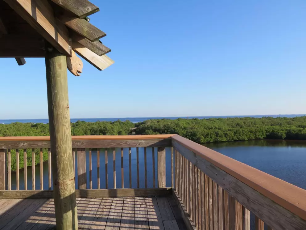 The lovely balcony of the tower!
