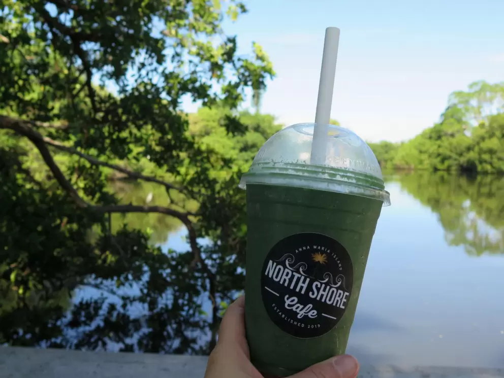 North Shore Cafe has a delicious green smoothie!