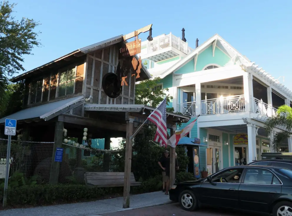 Some of the prettier architecture on Bridge Street.