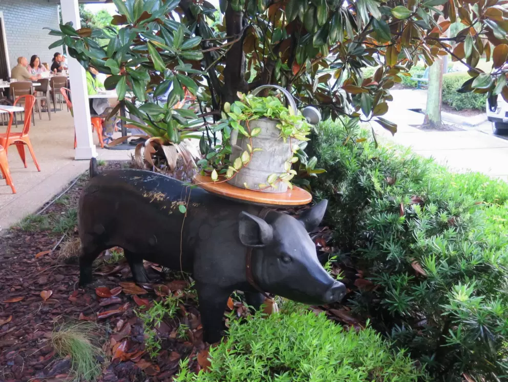Decorations at the entrance to District Table.