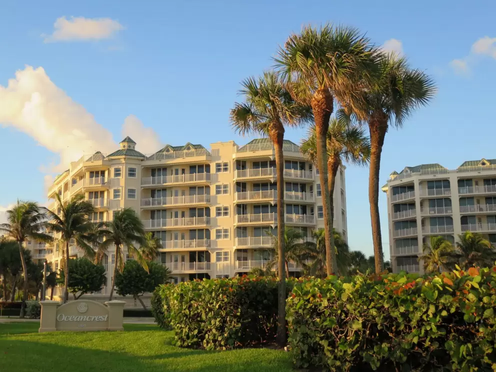 Oceancrest condos have such cute turrets.