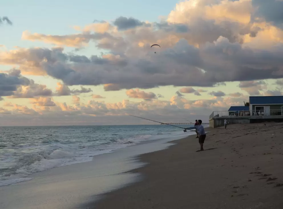 Fishermen in the morning.