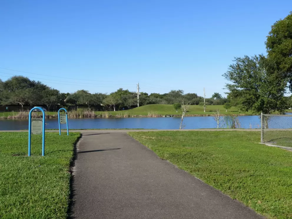 Path by the lake.