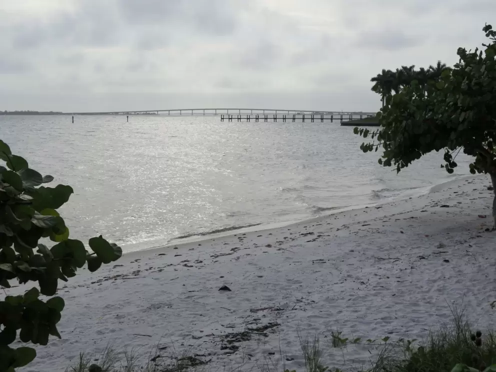 Looking toward the Stuart Causeway. 