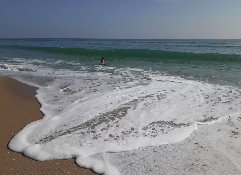 A decent-sized wave.