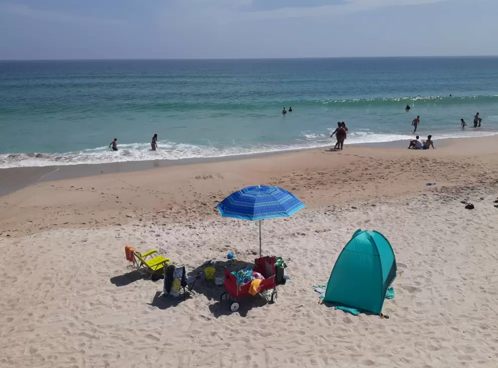 Ready for a day at the beach.