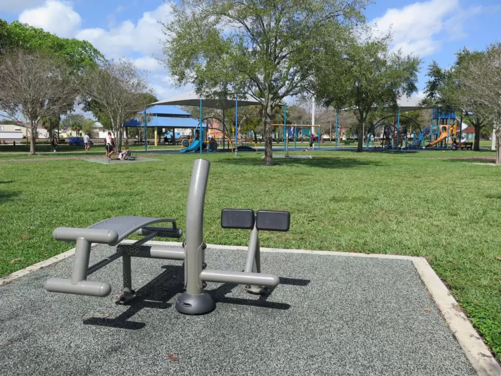Another workout station.