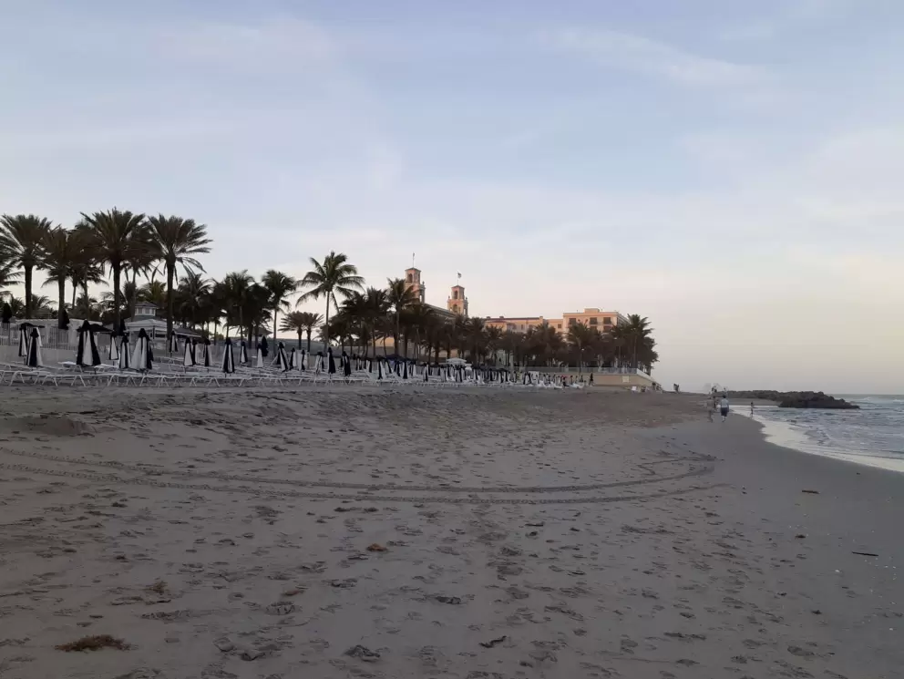 Breakers Hotel, as seen from the beach. 