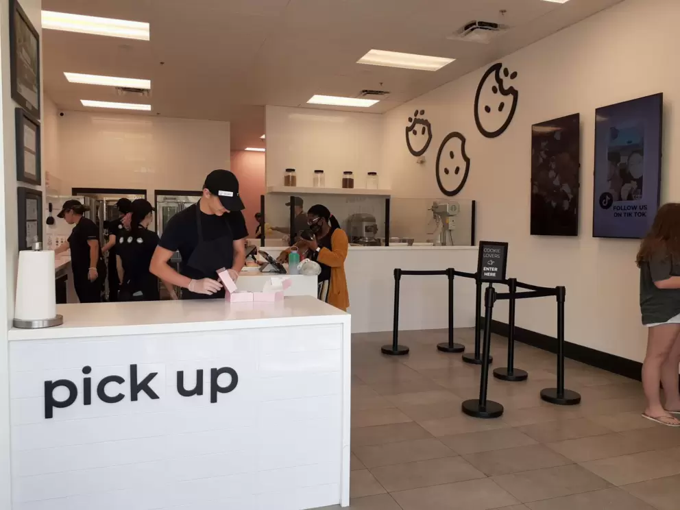 Crumbl Cookies is a cool spot!