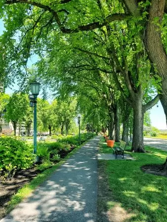 Walkway in the shade. Photo by @lynne.inspirations.