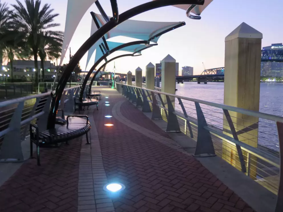 Round LED lights pave the way.