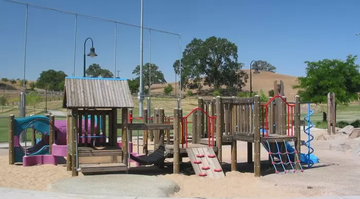 The little kids' playground.