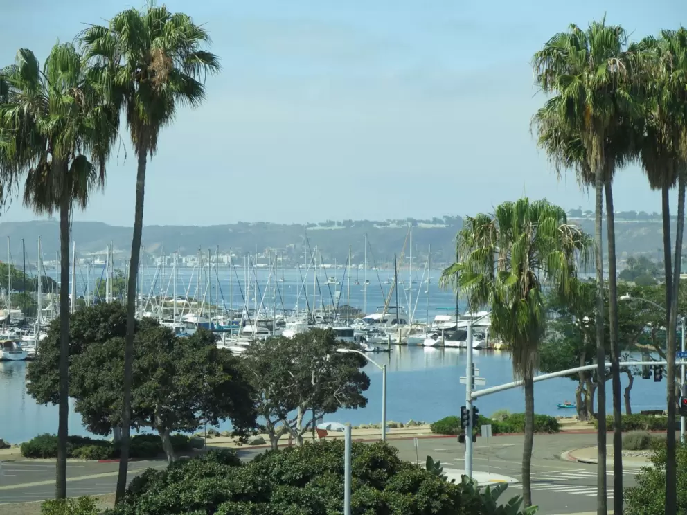 View of Spanish Landing Park from Hampton Inn across the street.