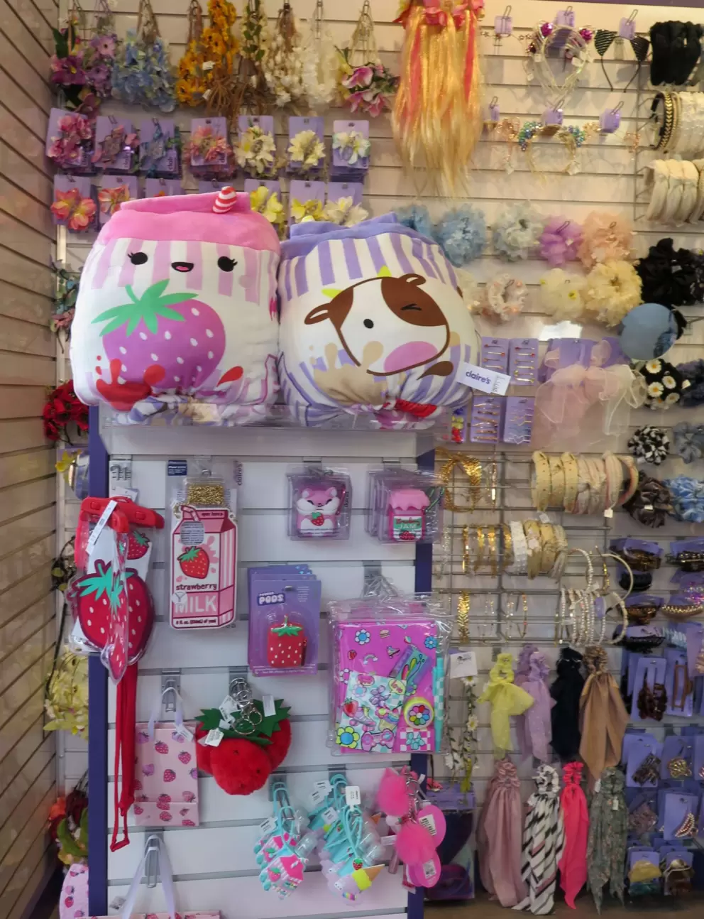 Fun toys inside Claire's.
