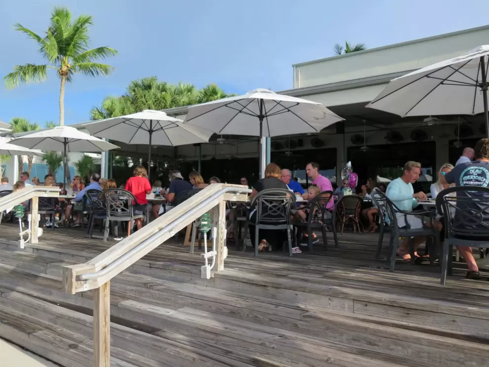 Jetty's is a pleasant spot to sit. 