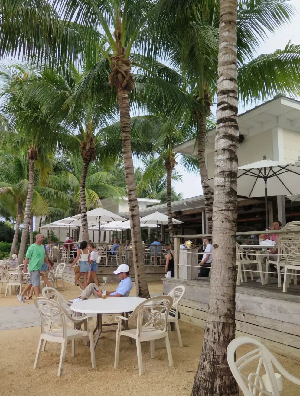 Relaxing at U-Tiki Beach.